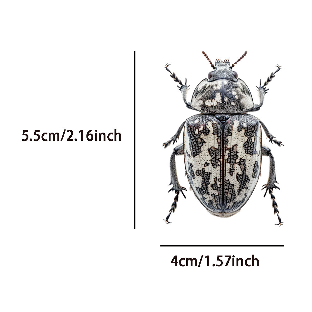 10/30/50 個透明かわいい漫画昆虫カブトムシステッカー子供のおもちゃ DIY 荷物ラップトップ電話ケースバイククール落書きステッカー