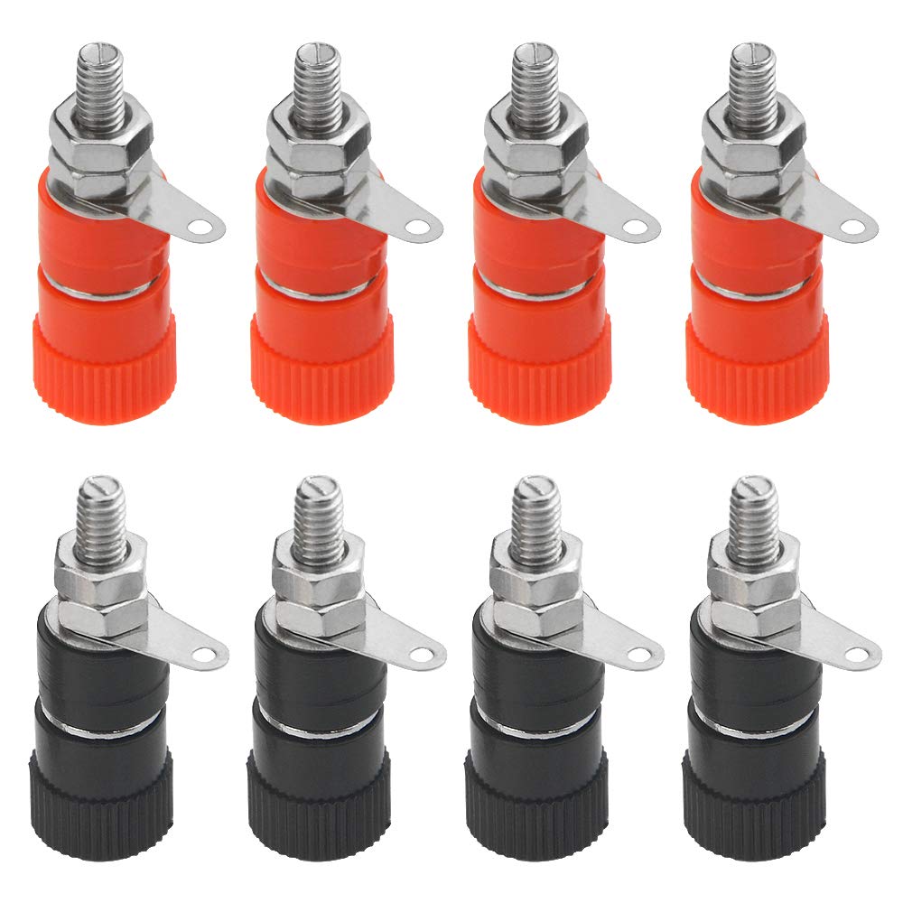 10 個バインディングポスト端子 4mm バナナプラグソケット 4mm 端子コネクタアンプ Arduino 用