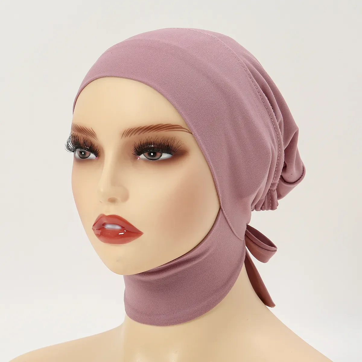 Boné interno muçulmano hijab para mulheres sólido underscarf hijab undercap cachecol turbante chapéu islâmico muçulmano hijabs pronto para usar headcover
