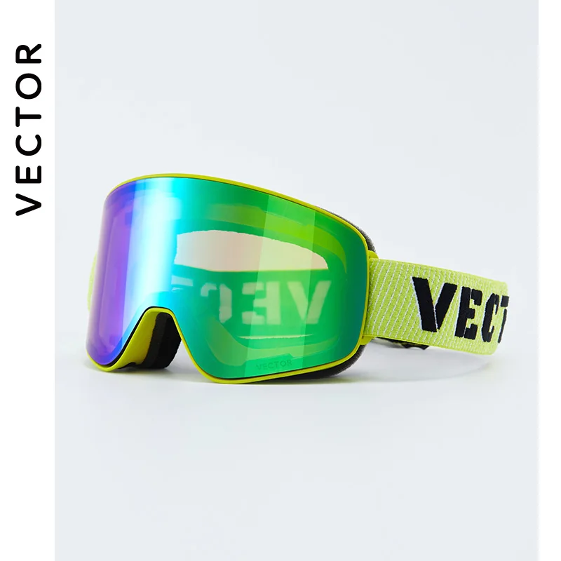 Лыжные очки VECTOR для сноуборда, противотуманные и ультрафиолетовые карманные очки для мужчин и женщин, лыжные очки UV400, очки для защиты от снега, двойные