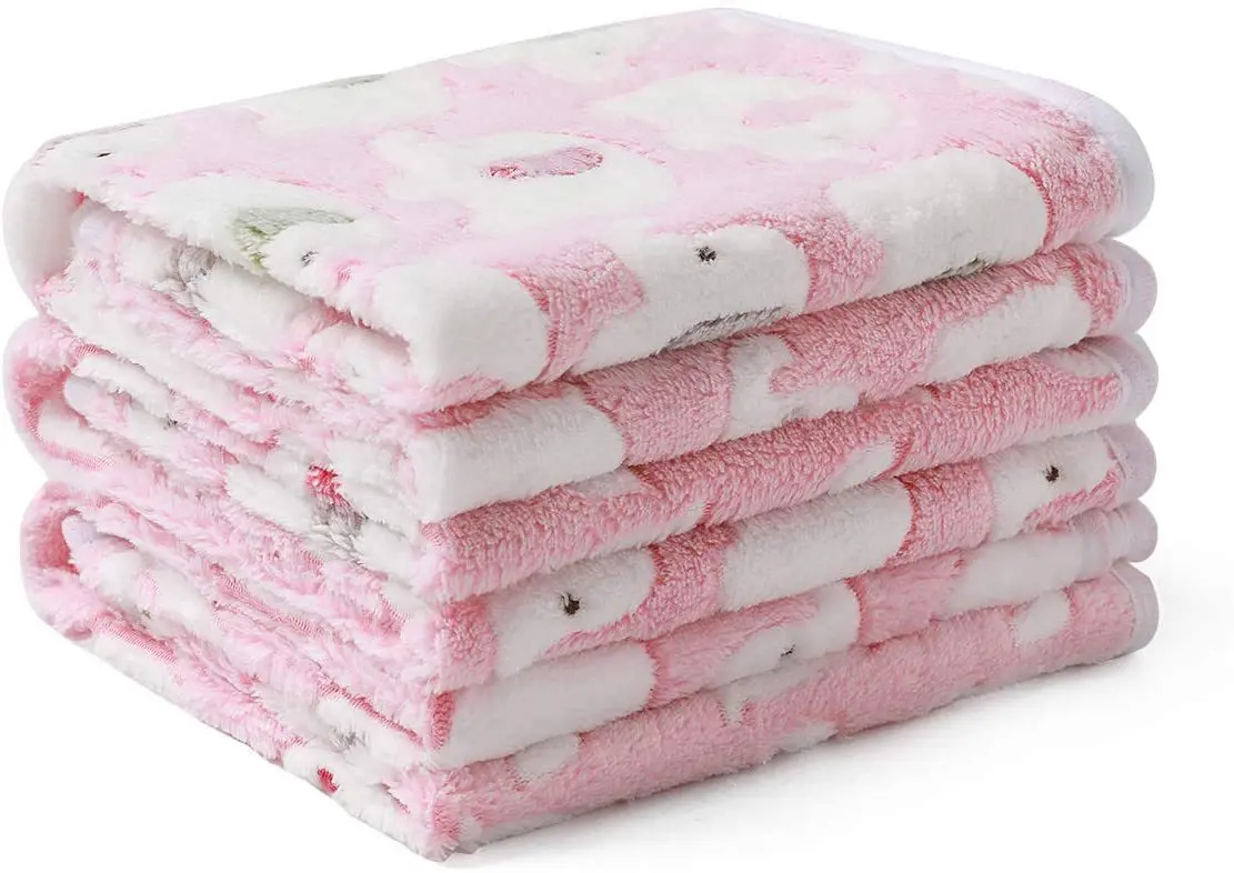 ช้างน่ารักผ้าห่มเด็กทารกแรกเกิด Swaddle Wrap ผ้าปูที่นอน Soft WARM ทารกผ้านวม Coral Velvet รถเข็นเด็กทารกอุปกรณ์เสริม