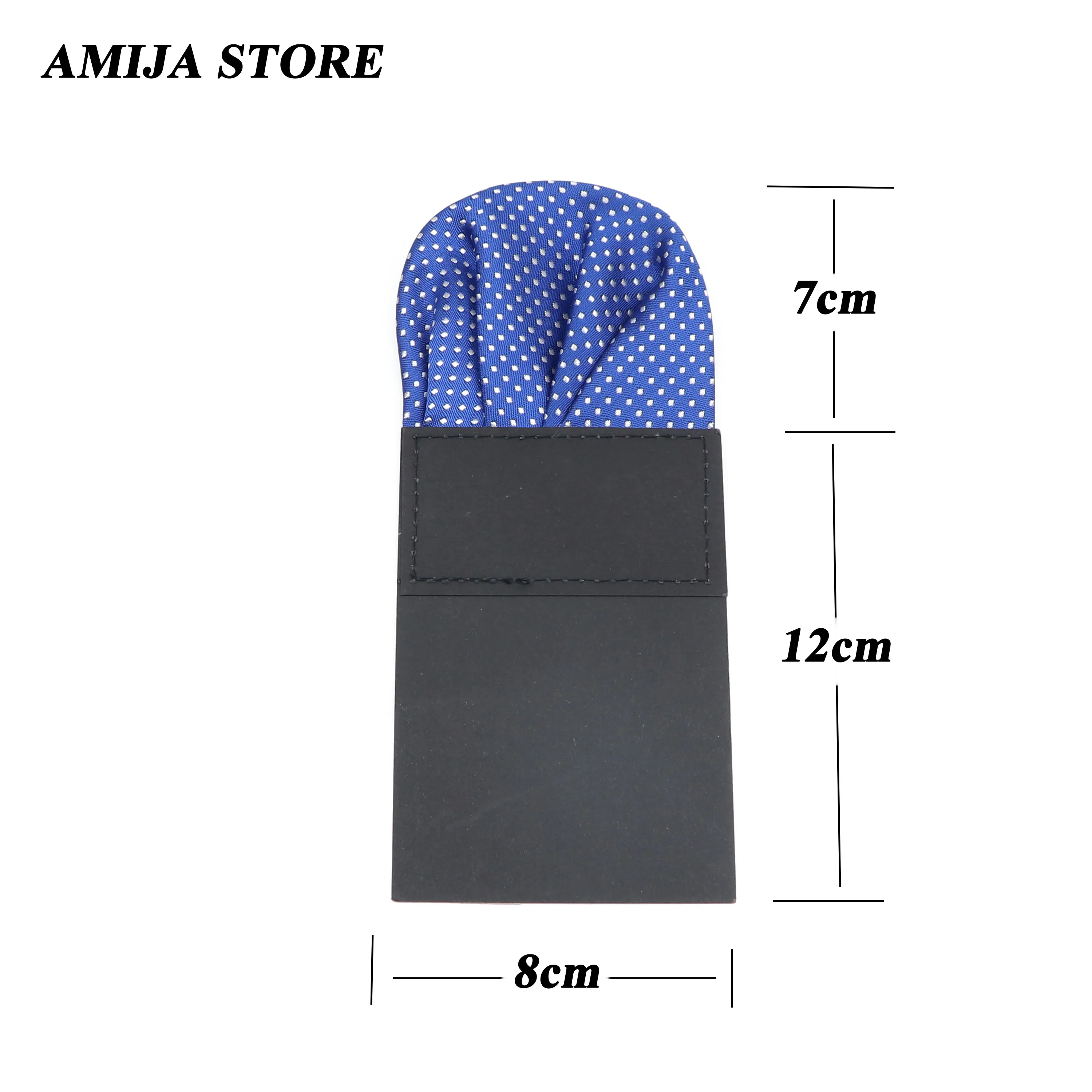 ซาตินจุดผ้าเช็ดหน้าสำหรับ Man ชุด Acceossories Pre-กระเป๋าพับแฟชั่นทรงสี่เหลี่ยมจัตุรัสผ้าขนหนูสำหรับงานแต่งงานหน้าอกสุภาพบุรุษ