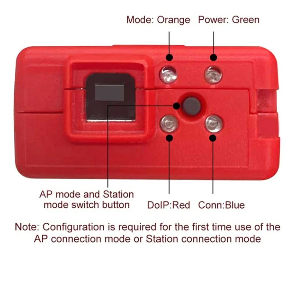 Herramienta de diagnóstico automático VNCI compatible con protocolo CAN FD y DoIP para VW /Audi VAG Group de 1995 a 2024