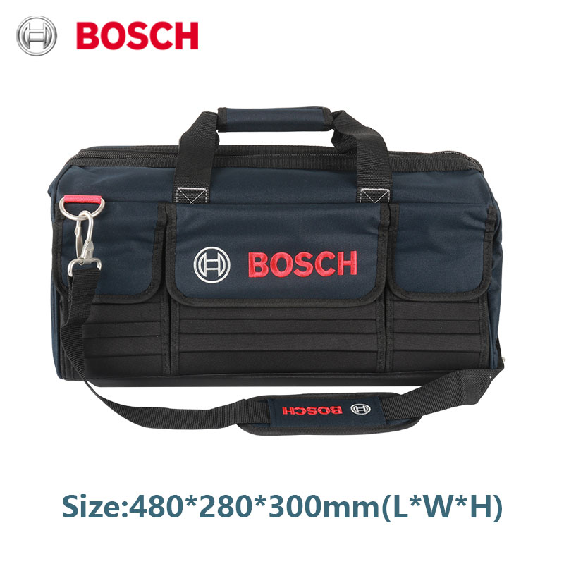 Bosch Portable Tools Bag Multi-Function Maintenance Canvas Large Thickened Tool Bag Wear-Resistant Original Electrician Handbag