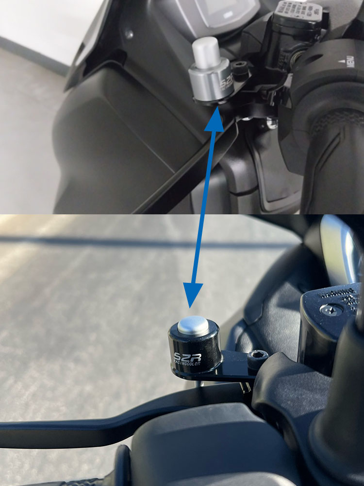 Interruptor de freno de motocicleta, rampa de Control, pendiente, interruptor de freno de estacionamiento auxiliar para XMAX 300 400 250 NMAX 125 155 PCX 160 150 125
