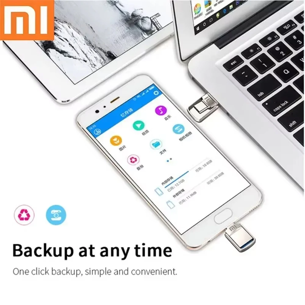Xiaomi Flash Drives 2TB USB 3.2 Mini High Speed Metal Pendrive 1TB 512GB Stick Portable Drive Waterproof Memoria Storage U Disk