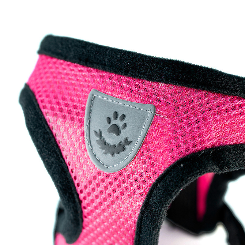 Petto e schiena estivi per cani di piccola taglia, pettorale e schiena traspirante per cani e gatti, collare per bambini con corda per trazione all'aperto