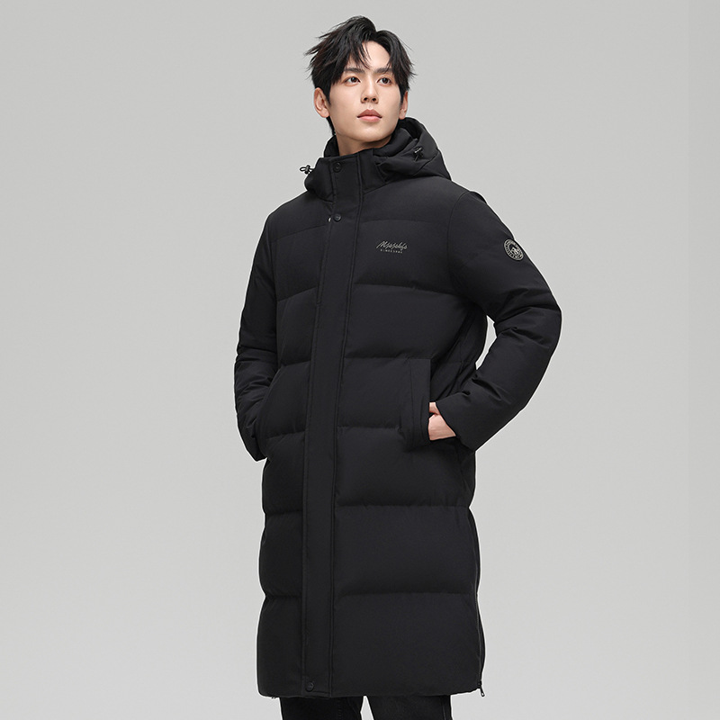 Canadá moda jaquetas de inverno para homem para baixo parka casaco homem branco ganso para baixo jaqueta com capuz quente grosso longo puffer jaqueta hxy252