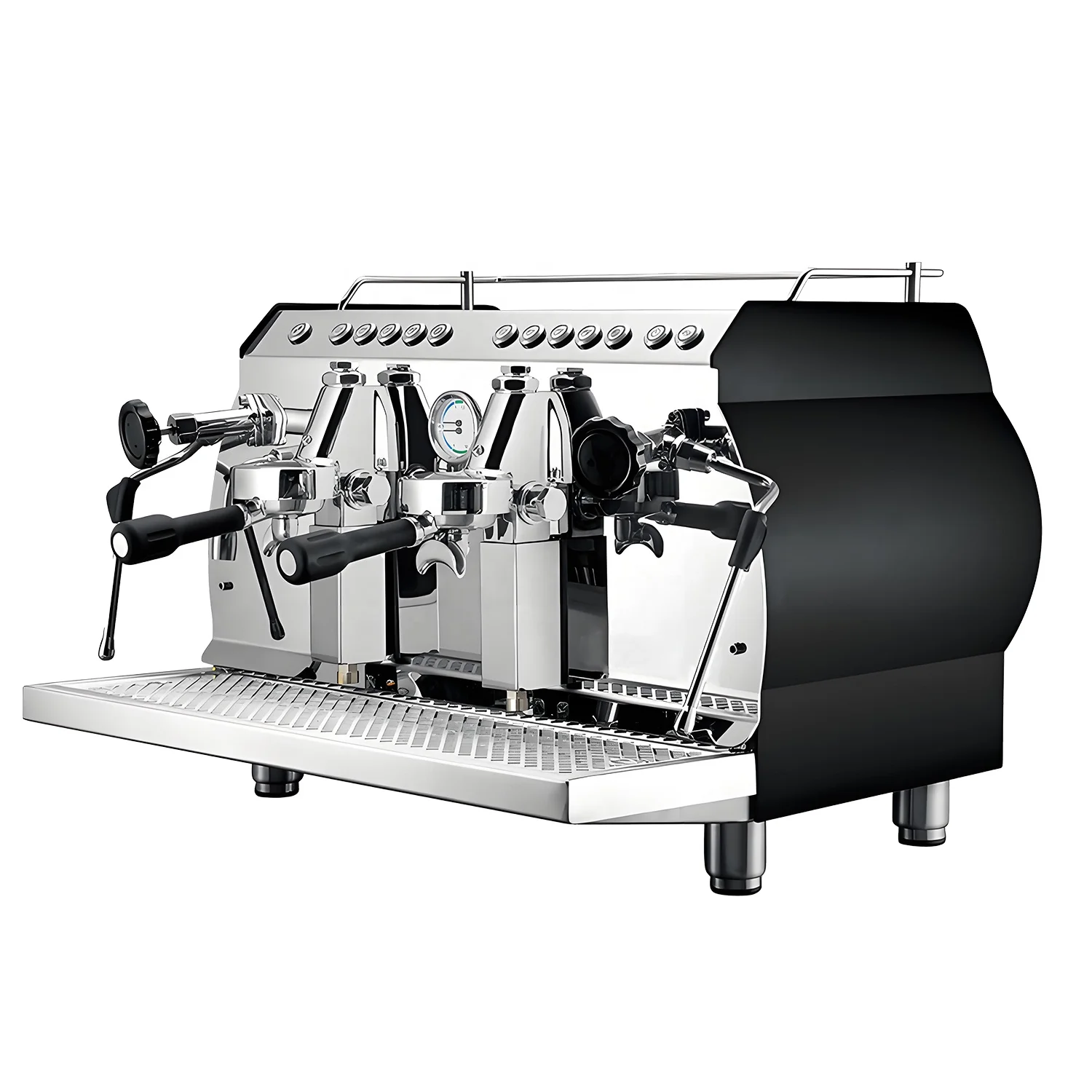 ST nueva llegada personalizada conveniente dos grupos Pid Control comercial Kahve Makinesi máquina de café expreso