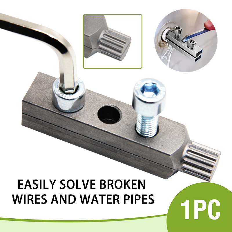 4/6 punt kraan hoekstopkraan draadtrekker waterleiding breuk gebroken draad schuif tand gebroken uiteinde verwijdergereedschap accessoire set
