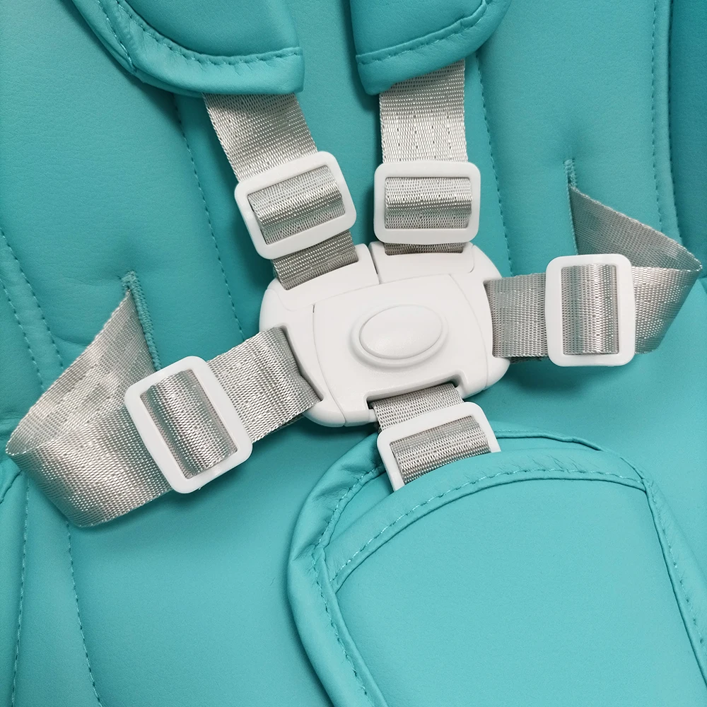 เบาะรองนั่งสูงสำหรับเด็กสำหรับ Prima pappa Peg Perego Siesta ZERO 3 AAG baoneo ให้อาหารเด็กทารกเปลี่ยนหนัง PU