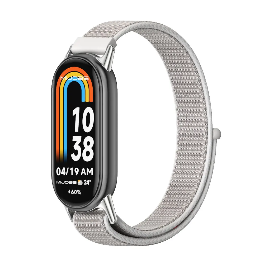 Nylon Strap for Mi Band 8 9 Smart Bracelet Smart Watch Band Strap for Mi Band 9 for Xiaomi Smart Band 8 Strap Miband 9 8 Correa
