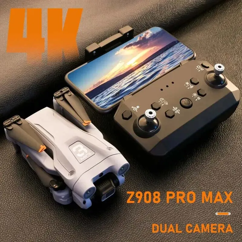KBDFA MINI Z908 Pro Max Drone 4K HDกล้องProfessional WIFI FPV Dronหลีกเลี่ยงอุปสรรคBrushlessพับRC Quadcopterของเล่น