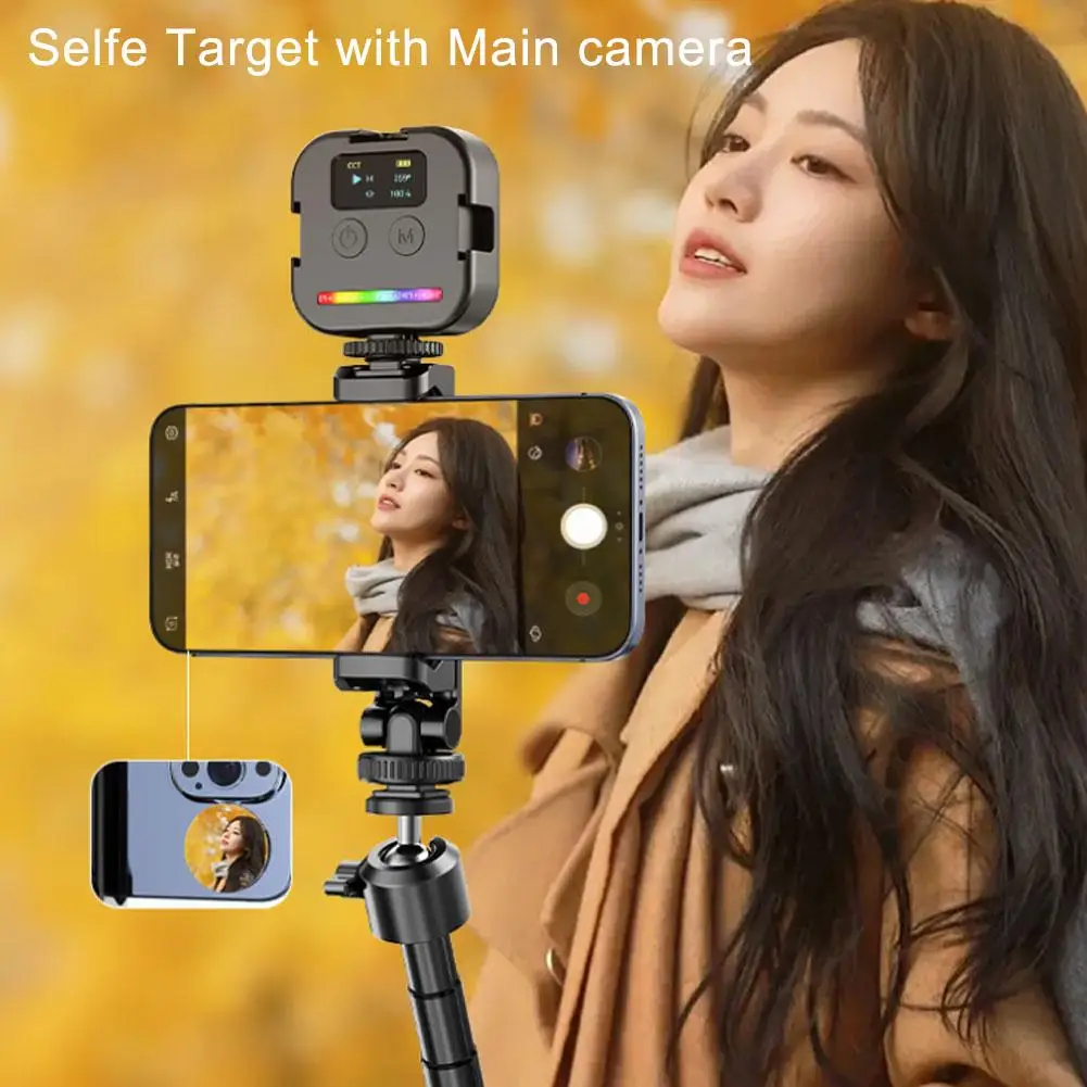 Universal Smartphone Selfie Vlog Mirror For IPhone Samsung Photo Video Selfie Vlog Accessories Portable Mirror Booster Self S4O6