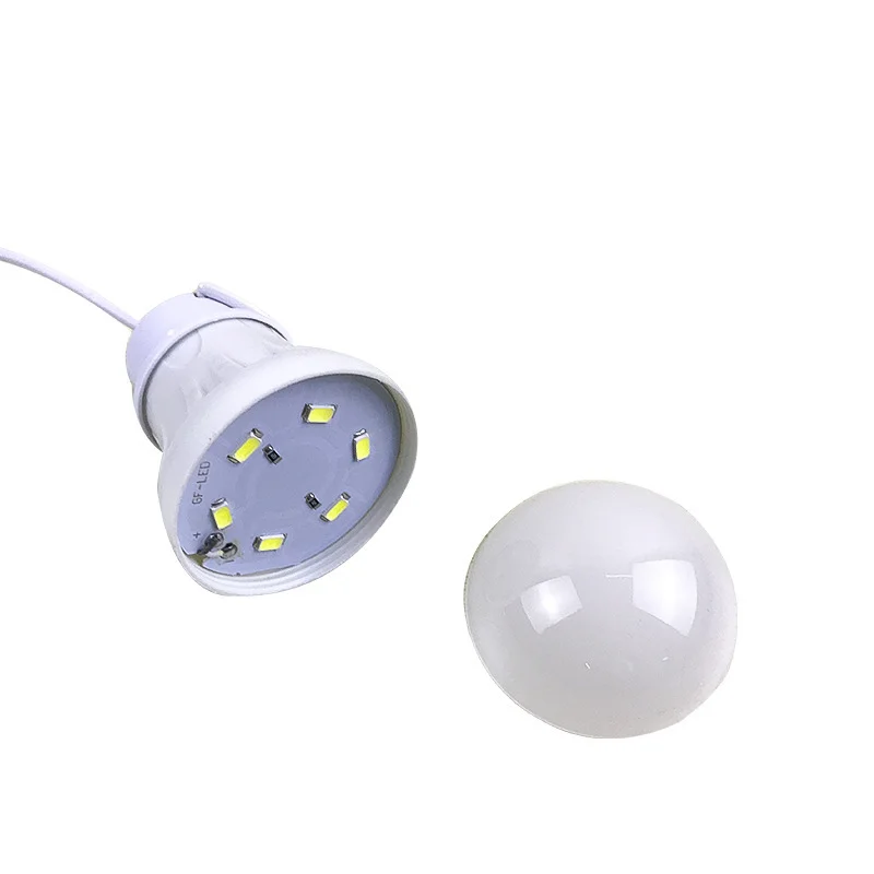 Linterna LED, lámpara portátil para acampar, Mini bombilla LED de 5V con alimentación USB, luz LED para libros, lectura, lámpara de mesa de estudio para estudiantes, superbrillante