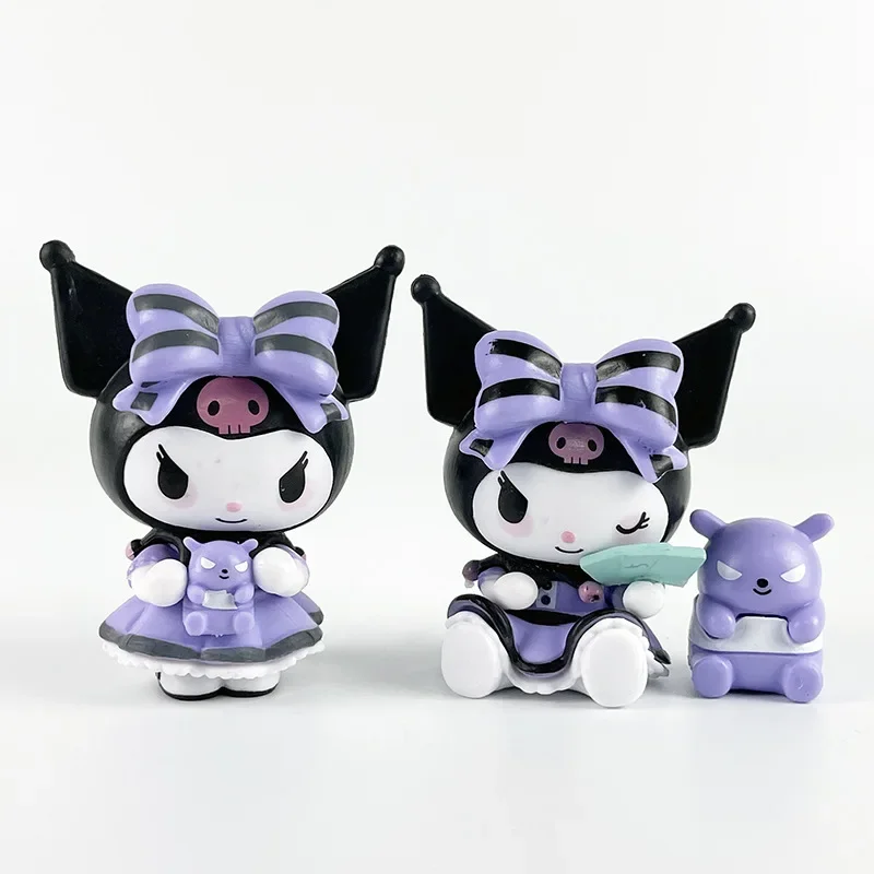 Sanrio Blind Box Cartoon Kuromi Pop Lucky Waarzeggerij Anime Serie Action Figure Model Pop Kind Speelgoed Desktop Decor Geschenken