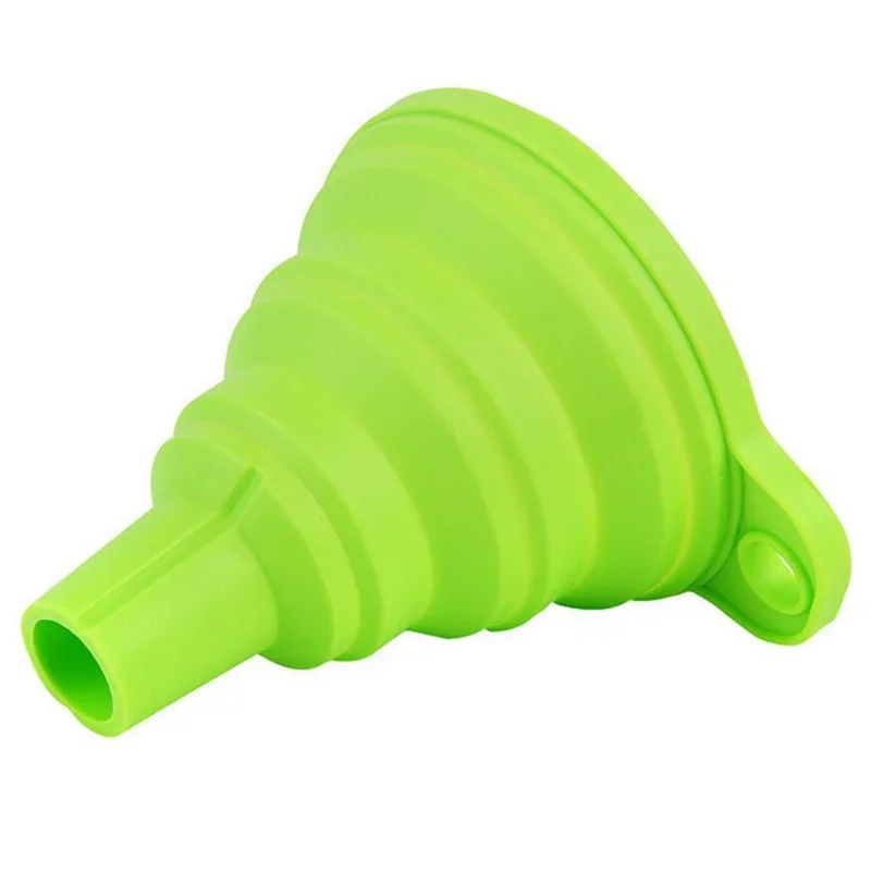 2pcs Car Oil Funnel Auto Liquid Funnel Collapsible Portable Filling Funnel For Easy Engine Pouring Car Accessories