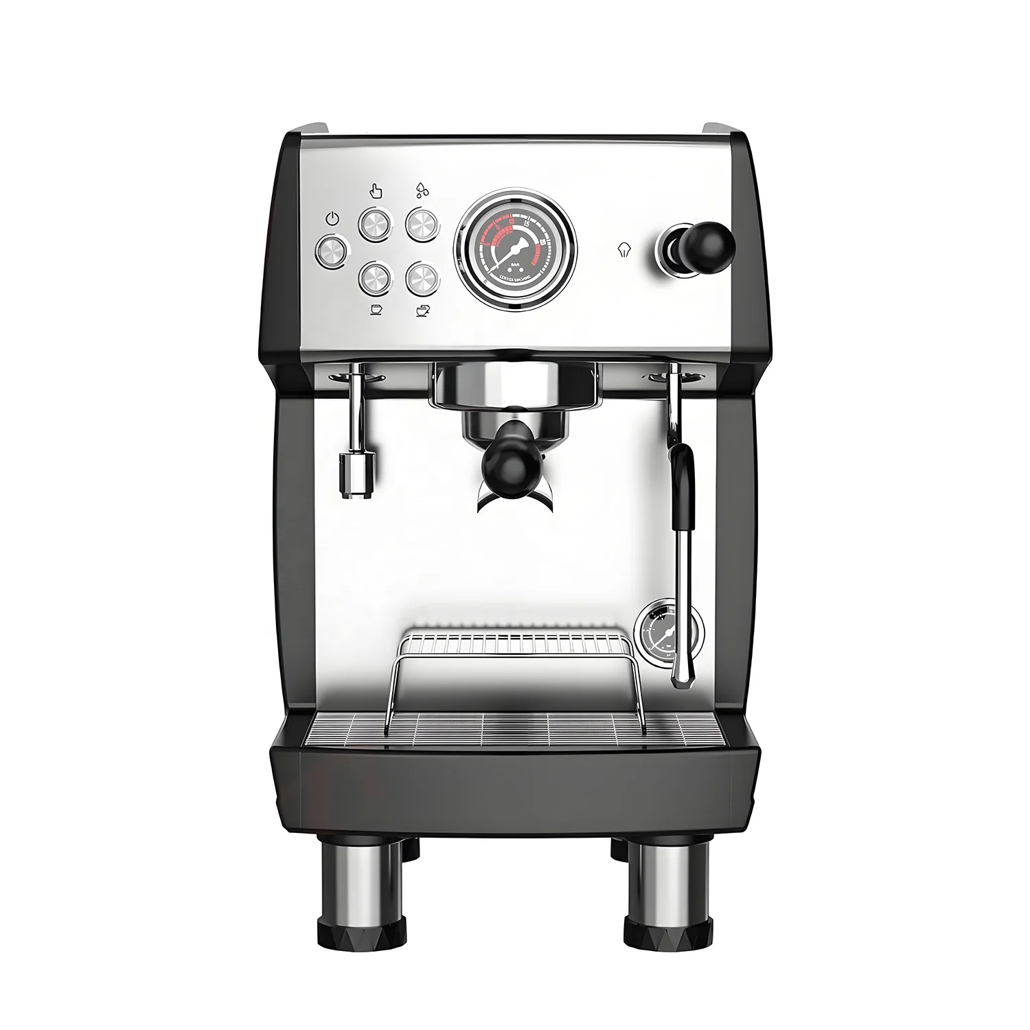 Multi-Boiler System Imported Ulka Pumps Semi Automatic Coffe Cafe Cafeteras Coffee Maker Espresso Machine