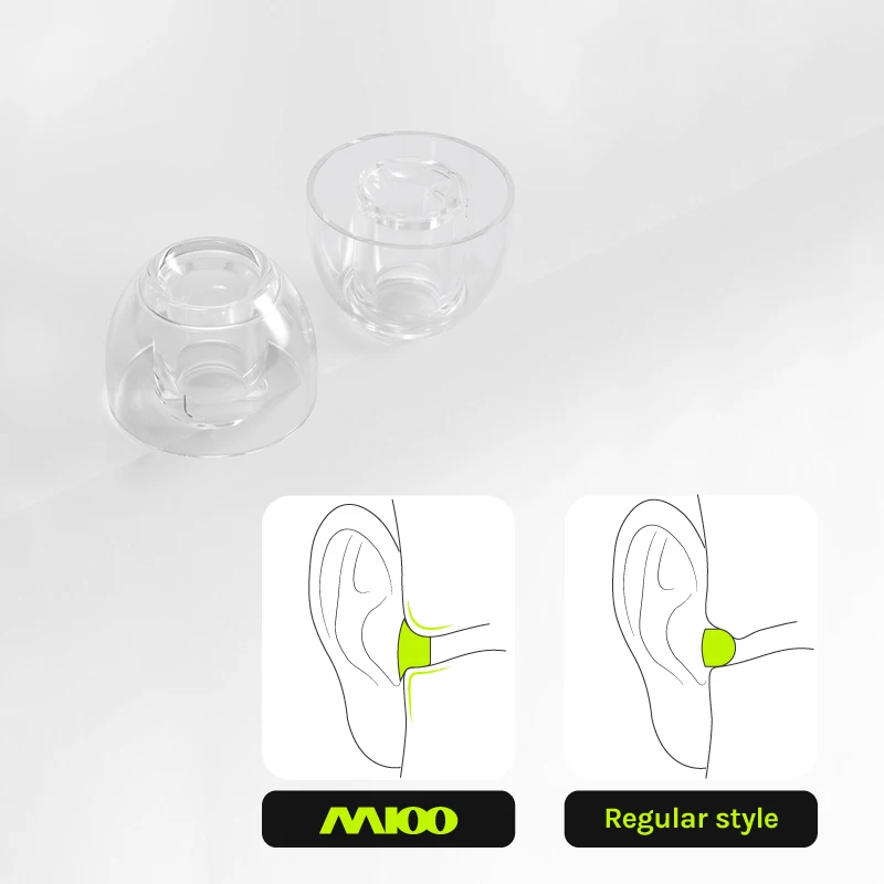 EPZ M100 Almohadillas para los oídos S/M/L Almohadillas universales de silicona líquida para auriculares intrauditivos IEM Auriculares Bluetooth (3 pares)