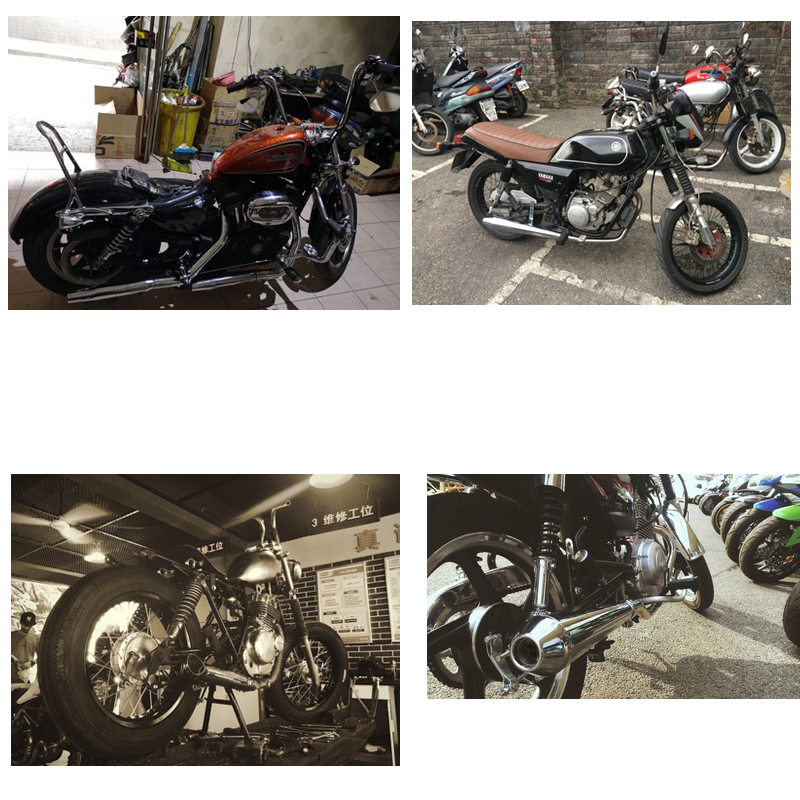 Motorrad Auspuff Schalldämpfer Retro Vintage Klassische Galvanik Escap Moto für Cafe Racer Bobber Chopper Custom