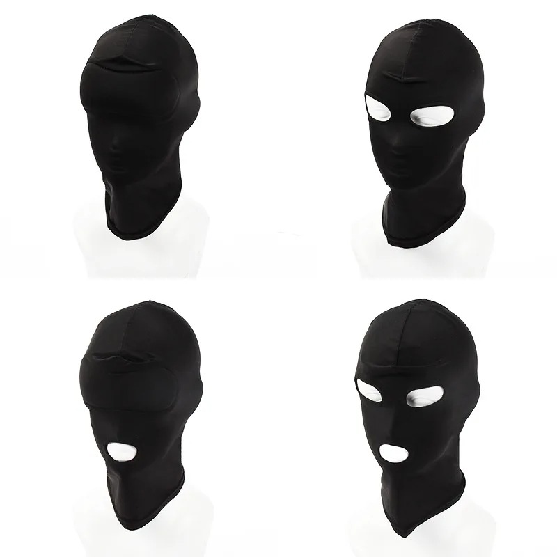 탄력성 Balaclava 모자 유니섹스 표준 할로윈 코스프레 파티 모자 전술 페이스 마스크 게임을위한 원활한 페티쉬 후드