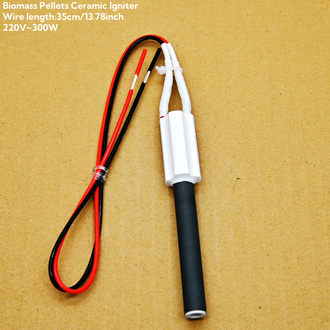 Fogão a pelota ignição 220v300w lareira forno de aquecimento tubo de aquecimento elétrico ignição cerâmica acessórios cozinha ignição