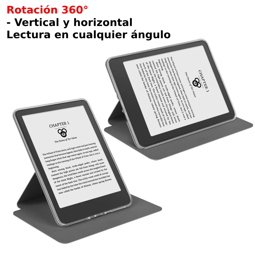 Para Kindle Paperwhite 12a generación Funda Colorsoft Signature Edition 7" 2024 360 °   Soporte desmontable magnético 2 en 1 de rotación SA568B
