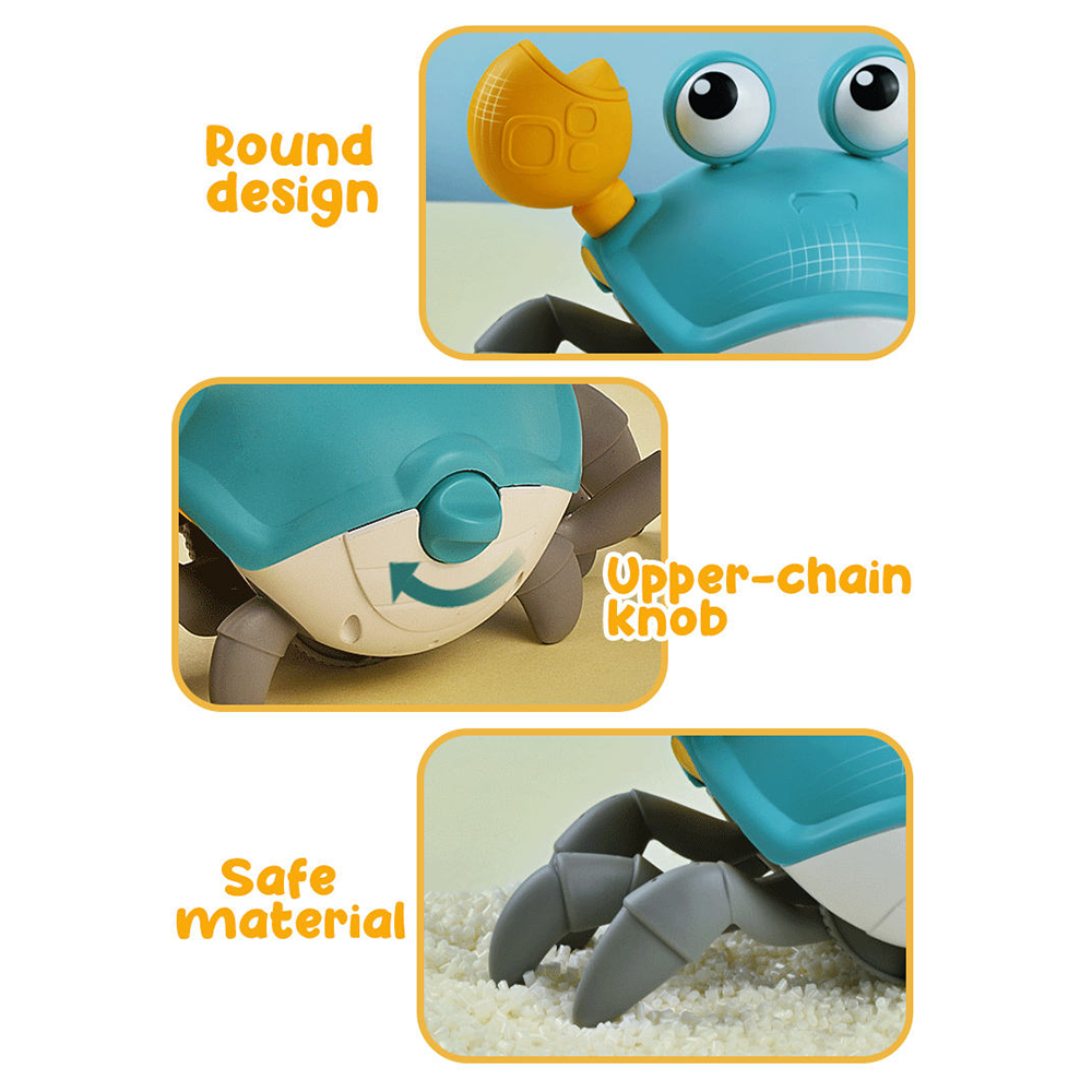 Kinderuhrwerk-Krabben-Oktopus-Spielzeug kann geschleppt und schwimmen