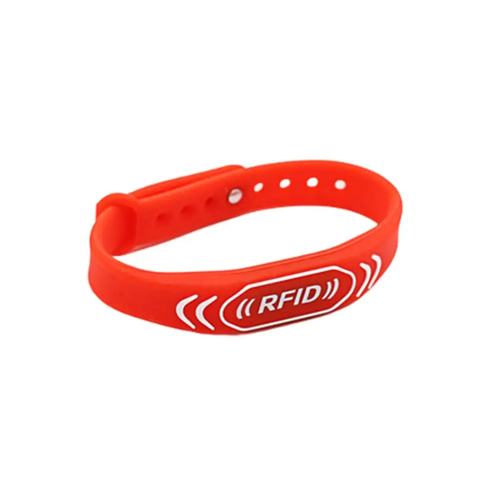 1 Chiếc 125KHZ EM4305 T5577 5200 Rewritable Chống Thấm Nước Có Thể Điều Chỉnh Dây Đeo Tay RFID Dây Silicone Vòng Tay Trống Dữ Liệu Keyfob