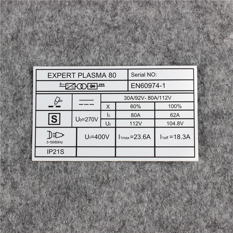 customizable Dumb Silver waterproof Self Adhesive Label Stickers