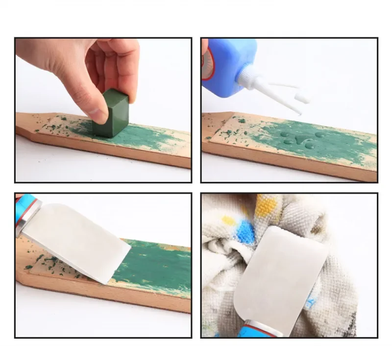 Green Polishing Paste Alumina Fine Abrasive Green Buff Polishing Compound Metal Jewelry Polishing Compound Abrasive Paste Tools