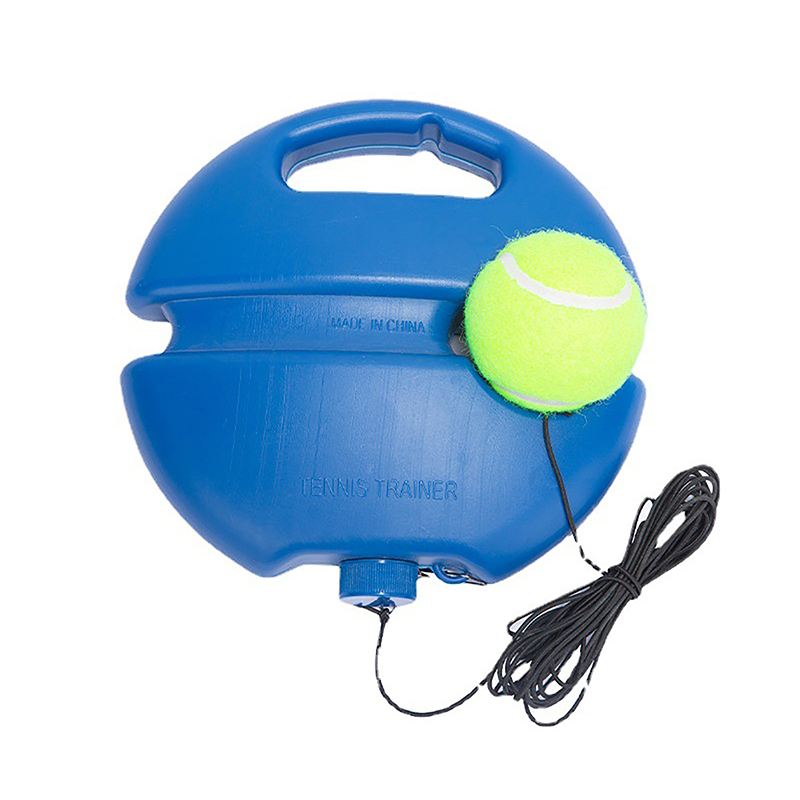 Heavy Duty Tennis Training Aids Basis mit elastischem Seil Ball Praxis Selbst-Duty Rebound Tennis Trainer Partner Sparring Gerät