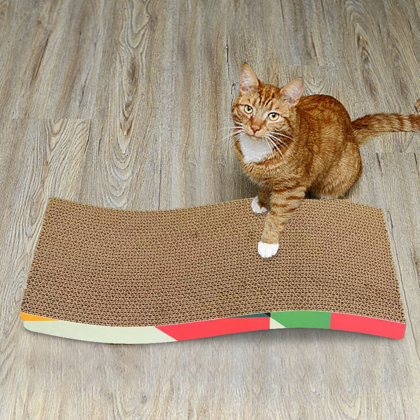 Cat Scratchers Cardboard Cat Scratching Board Durable Grind Claws Corrugated Paper Pets Sofa for Indoor Cats Kittens 고양이 스크래처