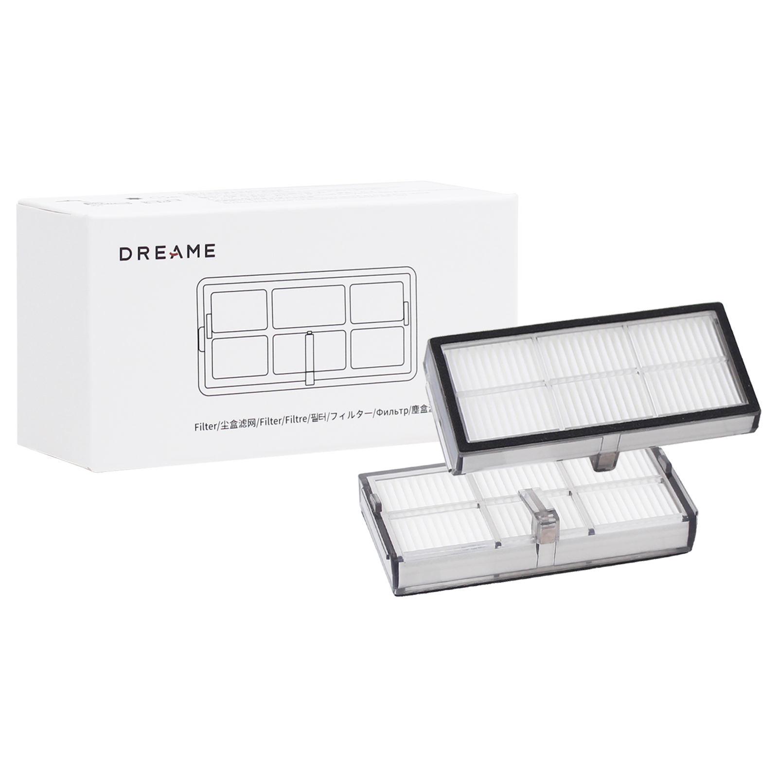 【Optional 】Original Dreame X40 Ultra Robot Vacuum Accessories ,Roller brush ,Filter ,Dust bag ,Mop cloth ,Side brush.