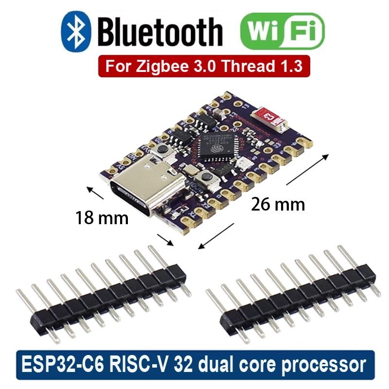 Módulos de placa de desarrollo SuperMini ESP32-S3 ESP32-C3 ESP32-H2 ESP32-C6, módulo Super Mini WiFi BT Bluetooth