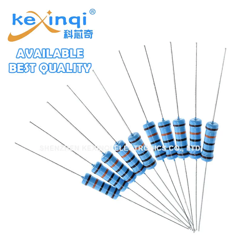10 Uds 2W resistencia de película metálica 1% 0.1R ~ 2,2 M 0,1 0,15 0,18 0,22 0,24 0,27 0,3 0,33 0,36 0,39 0,43 0,47 0,56 0,68 0,75 0,82 1M Ohm