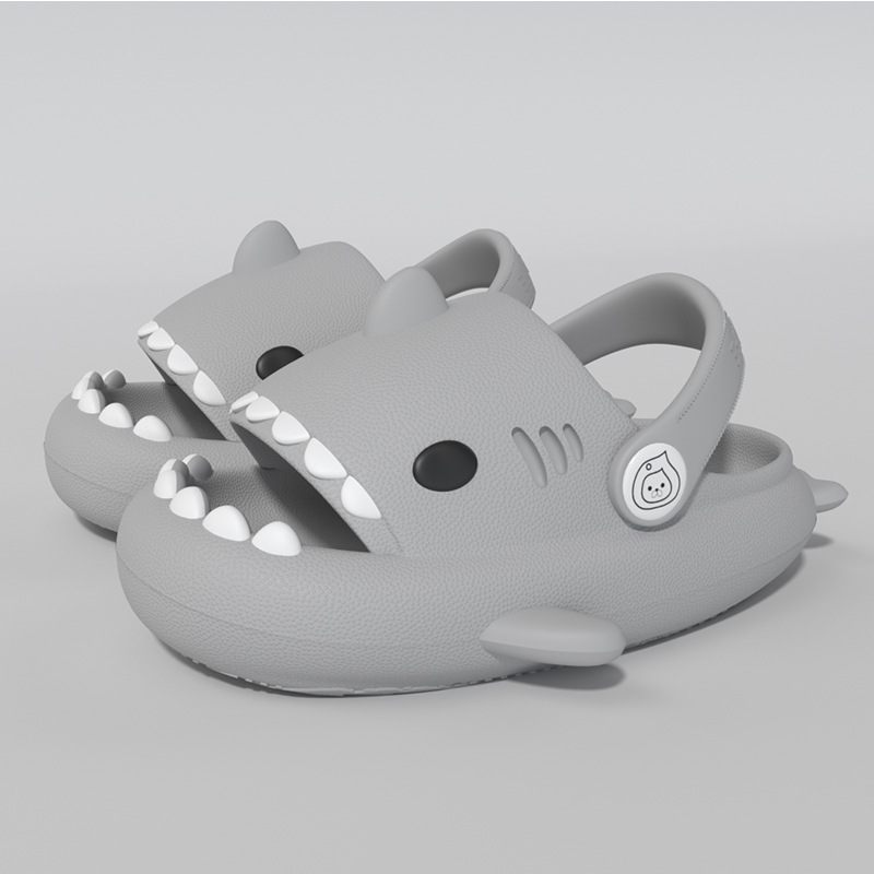 Perforierte Outdoor-Schuhe für Kinder, Sommerhaus, rutschfeste Sandalen mit dicken Sohlen, niedliche Cartoon-Kinderhausschuhe mit weichen Sohlen