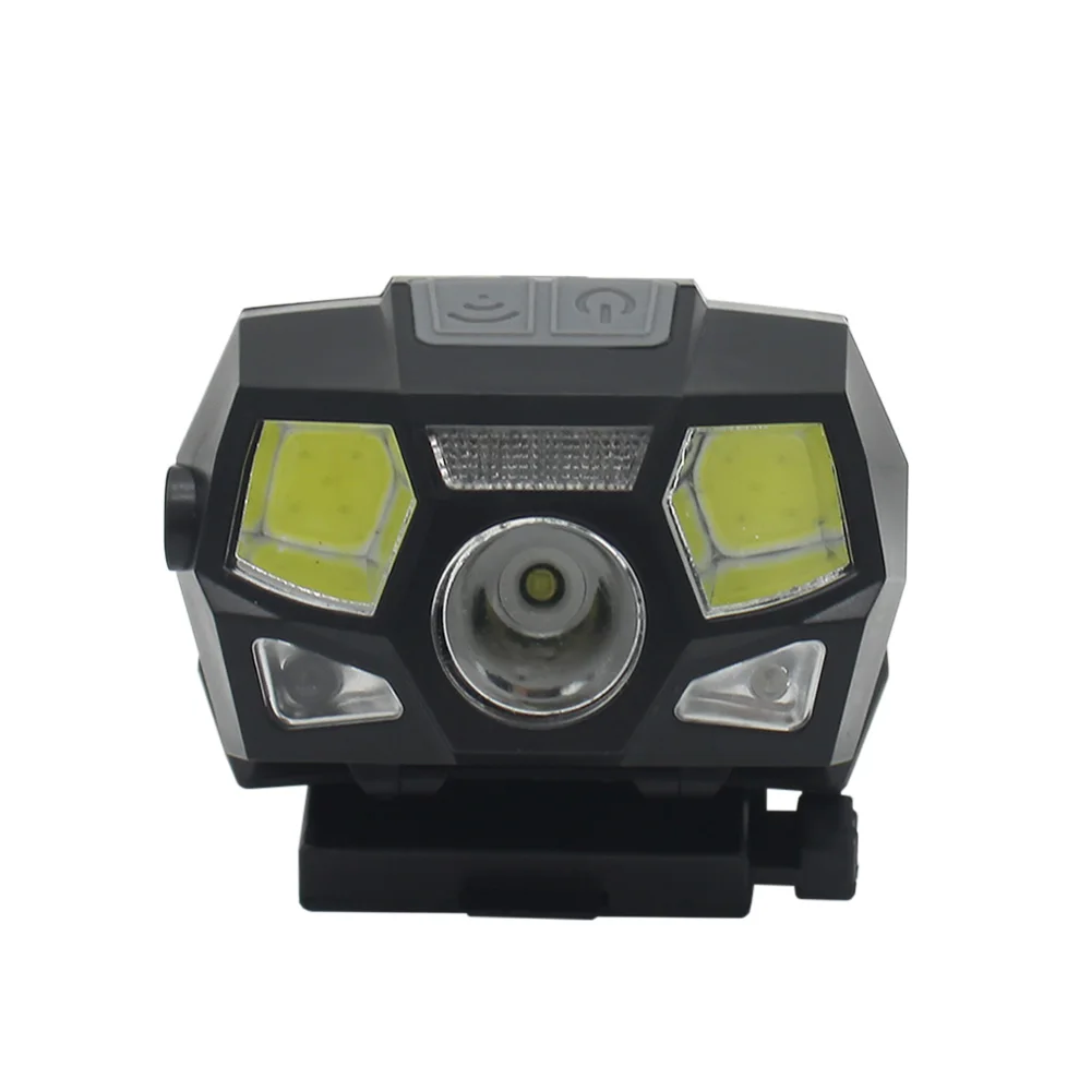 VULPO nuevo casco táctico FAST MICH luz de señal Sensor faro carga USB luz impermeable caza pesca faro