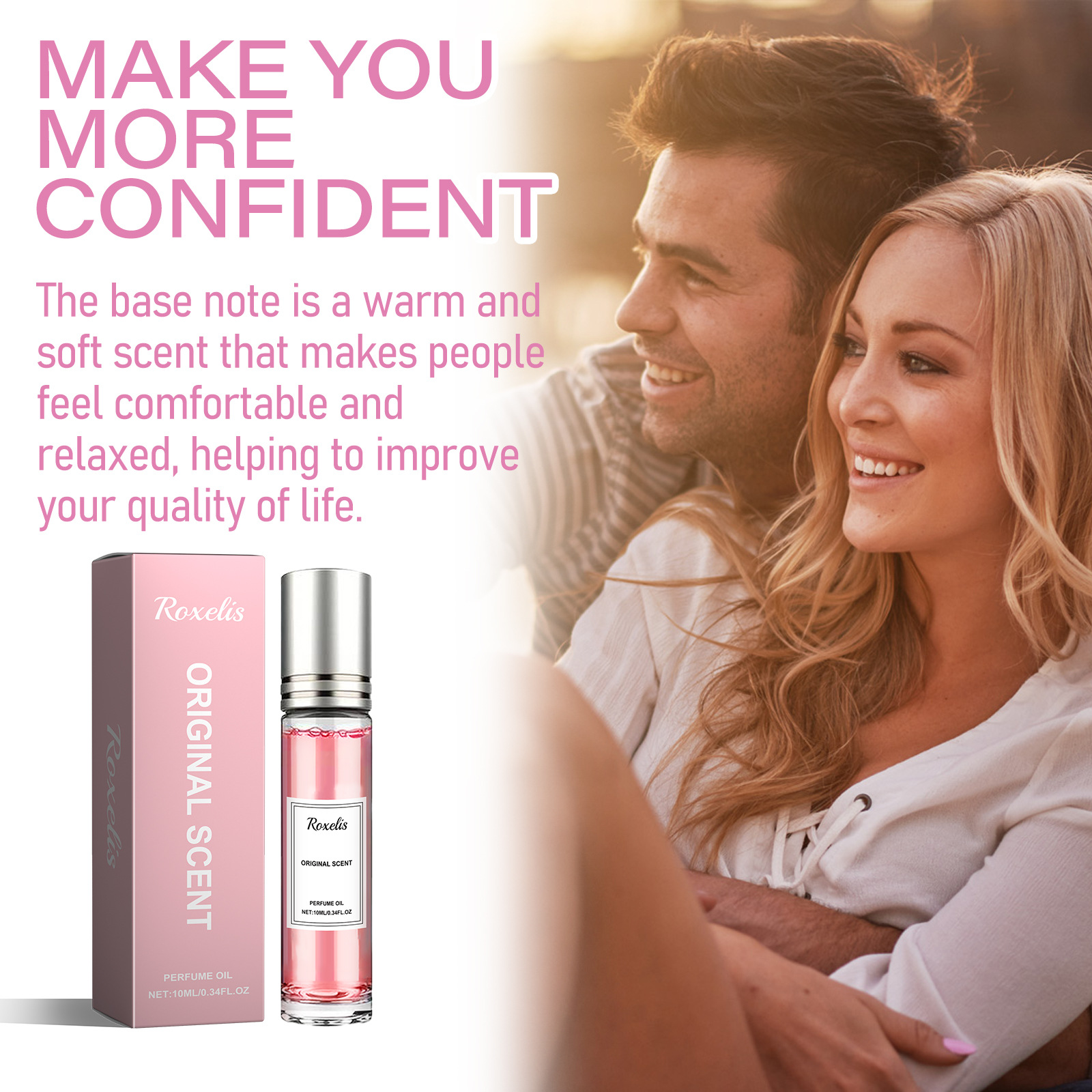 Frauen Rose Parfüm dauerhaften Duft Pflanze Pheromon verbessern frisch lindert Datierung Blumen duft tragbare Jasmin Parfums Walze