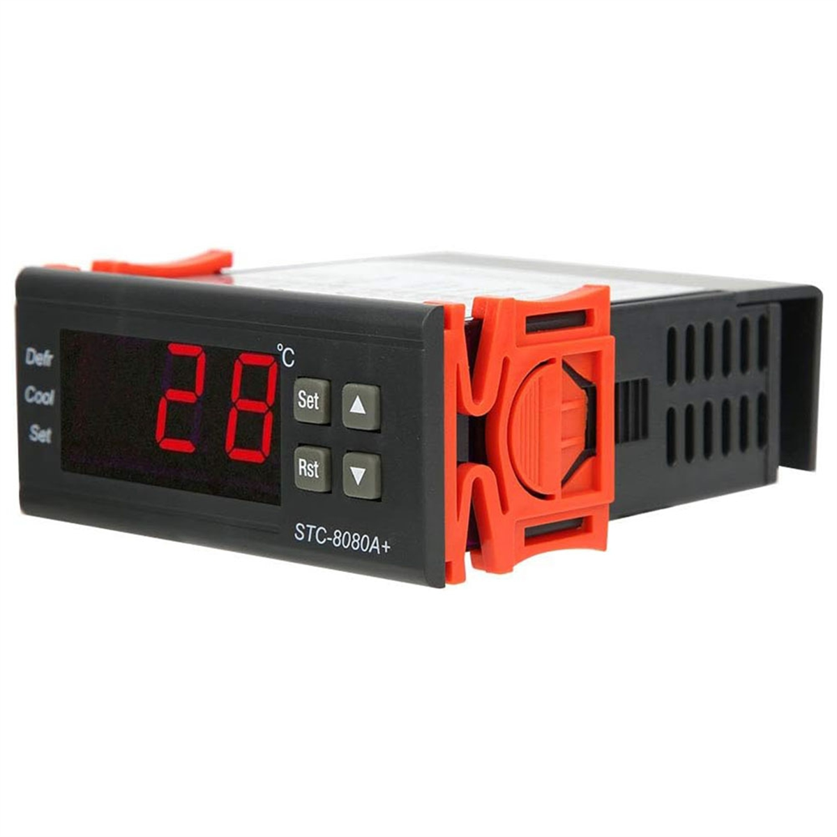 BABQ Stc-8080A Digitaler Kühlschrank-Abtauen-Alarm-Temperaturregler, Kunststoff-Thermostatregler