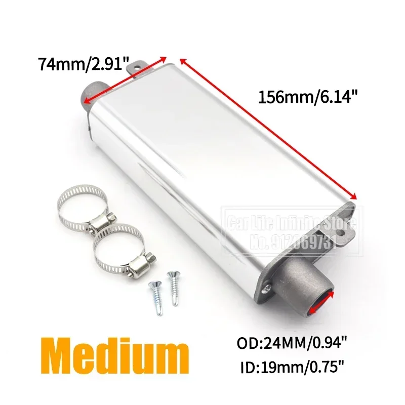 24 ミリメートルマフラーサイレンサーアルミ合金車の空気ディーゼルパーキングヒーター排気管小中型ベバスト Eberspacher