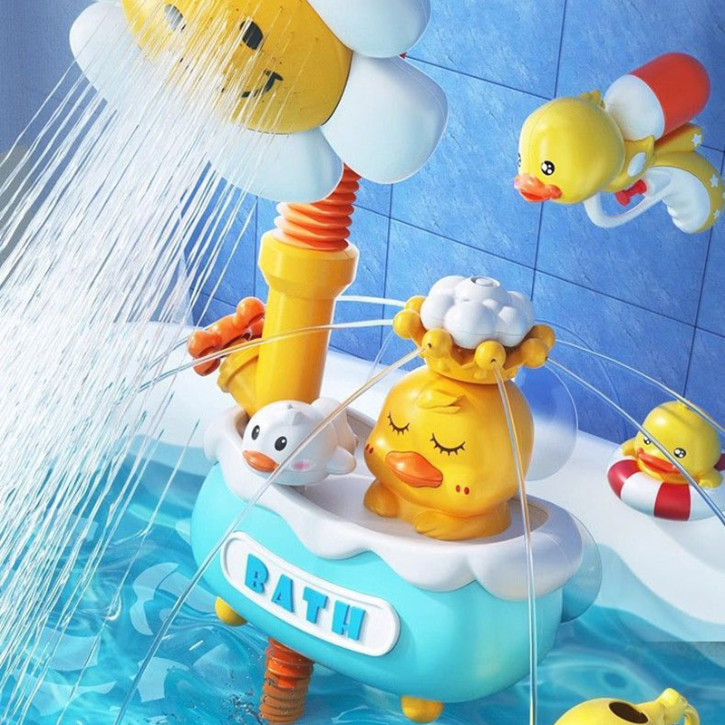 Baby Bad Spielzeug Wolken Ente Modell Baden Nette Schwimmen Wasser Spiel Spritzen Dusche Bad Badezimmer Wasser Spielen Spielzeug Für Kinder Geschenk
