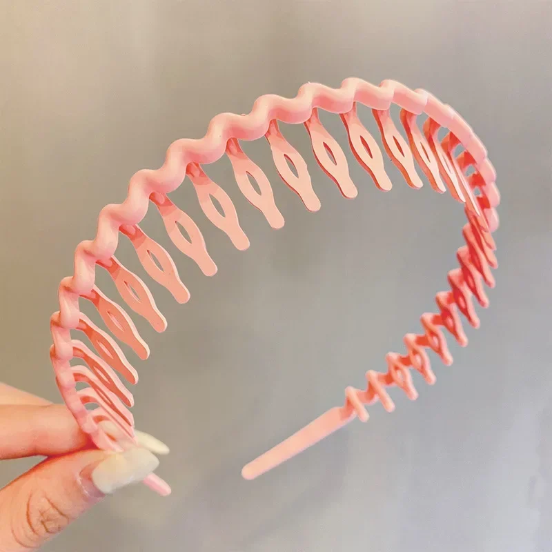 Koreanische Grundlegende Kopf Band Mädchen Kamm Haar Pin Matt Haar Hoop Kinder Kopfbedeckungen Mädchen Kinder Frauen Haar Zubehör