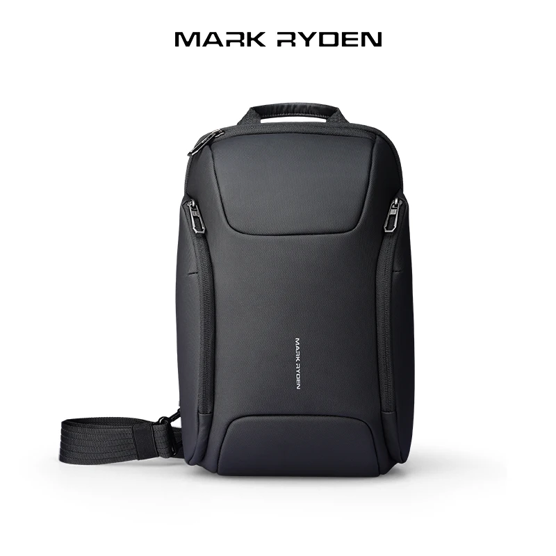 MARK RYDEN Crossbag Bolsa de peito masculina mochilas funcionais impermeáveis