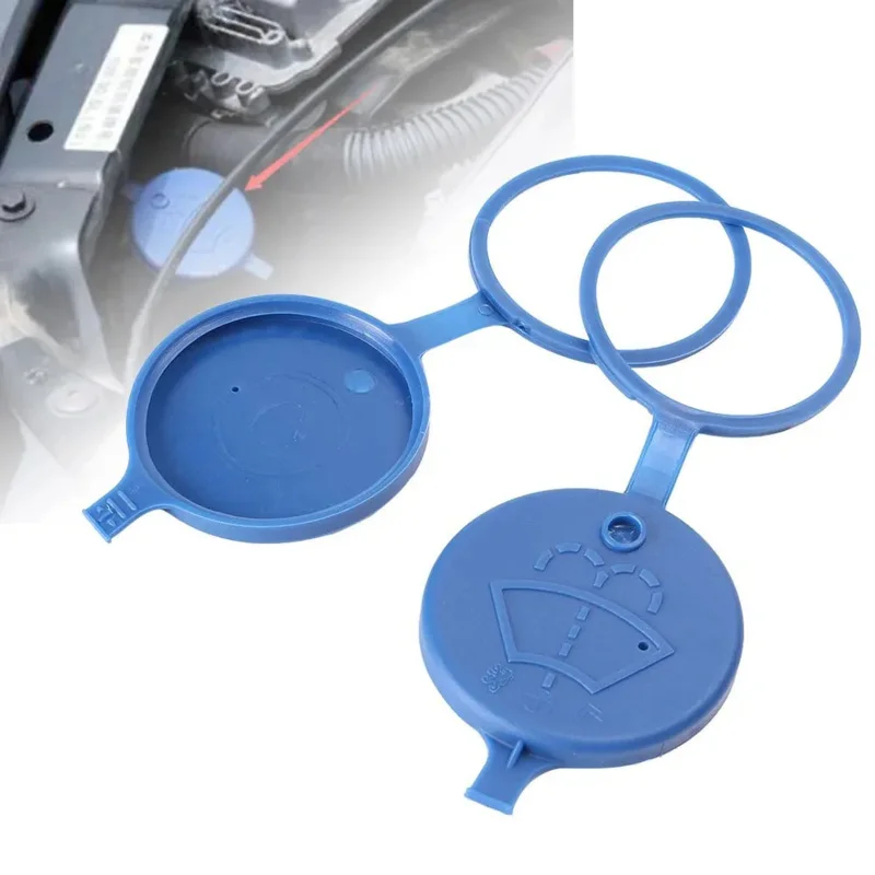Tampa do reservatório de fluido para tanque de limpador de para-brisa de carro, tampa para peugeot 106 206 207 406 5008 citroen c2 c3 c5