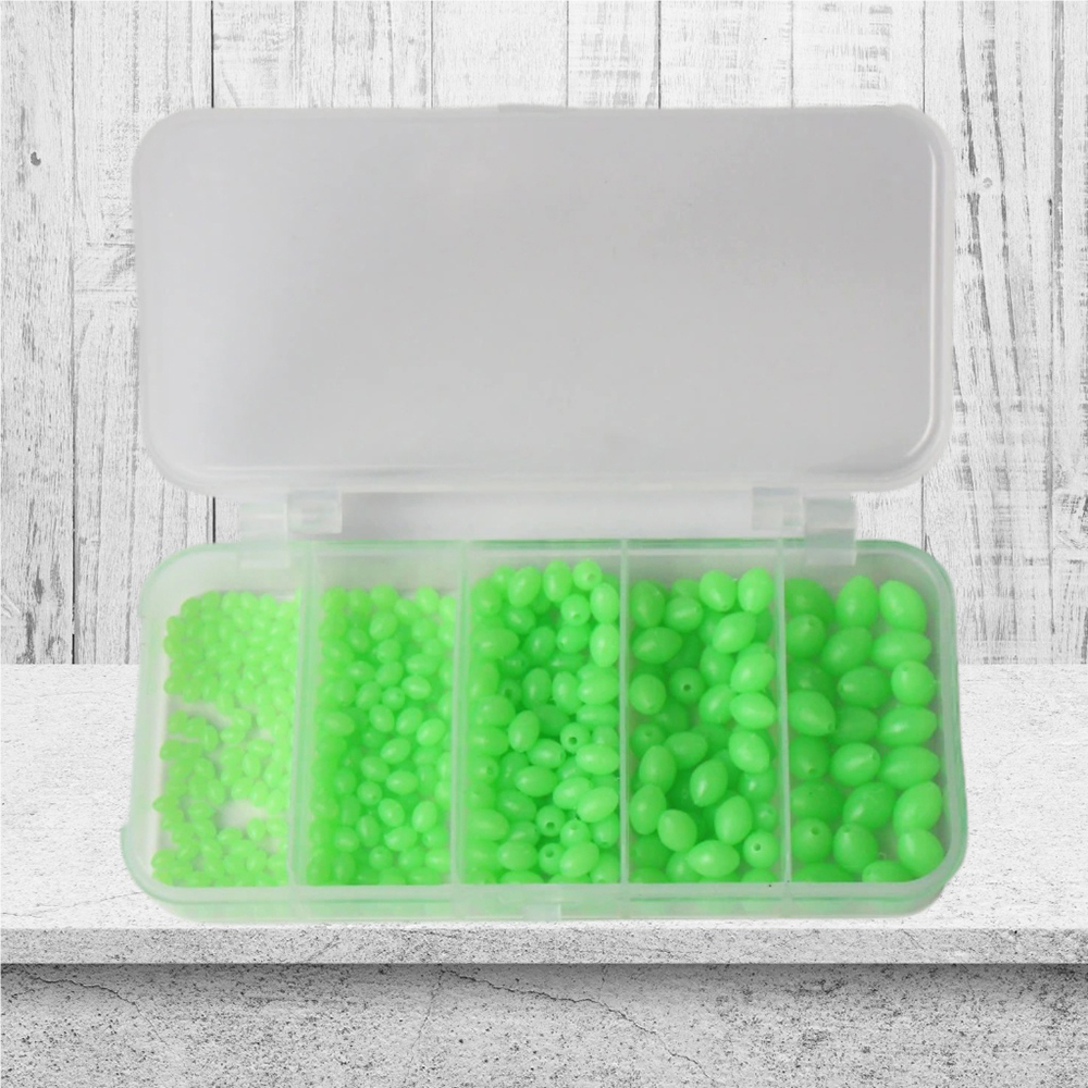 375 Teile/satz Nacht Leuchtende Angeln Harte Perlen Weiche Würmer Glow Meer Angeln Locken Köder Schwimm Float Angeln Tackles Zubehör