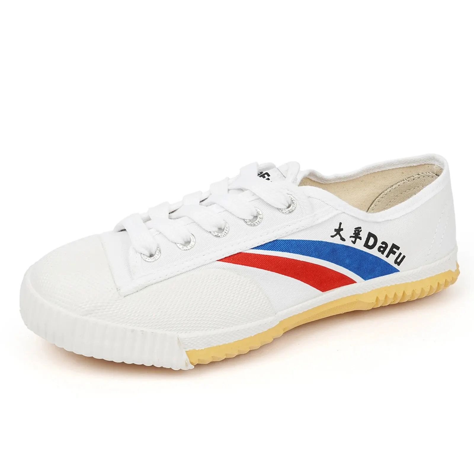 Sapatos de treinamento clássico original Dafu-Kungfu, tênis de artes marciais, branco, 3002