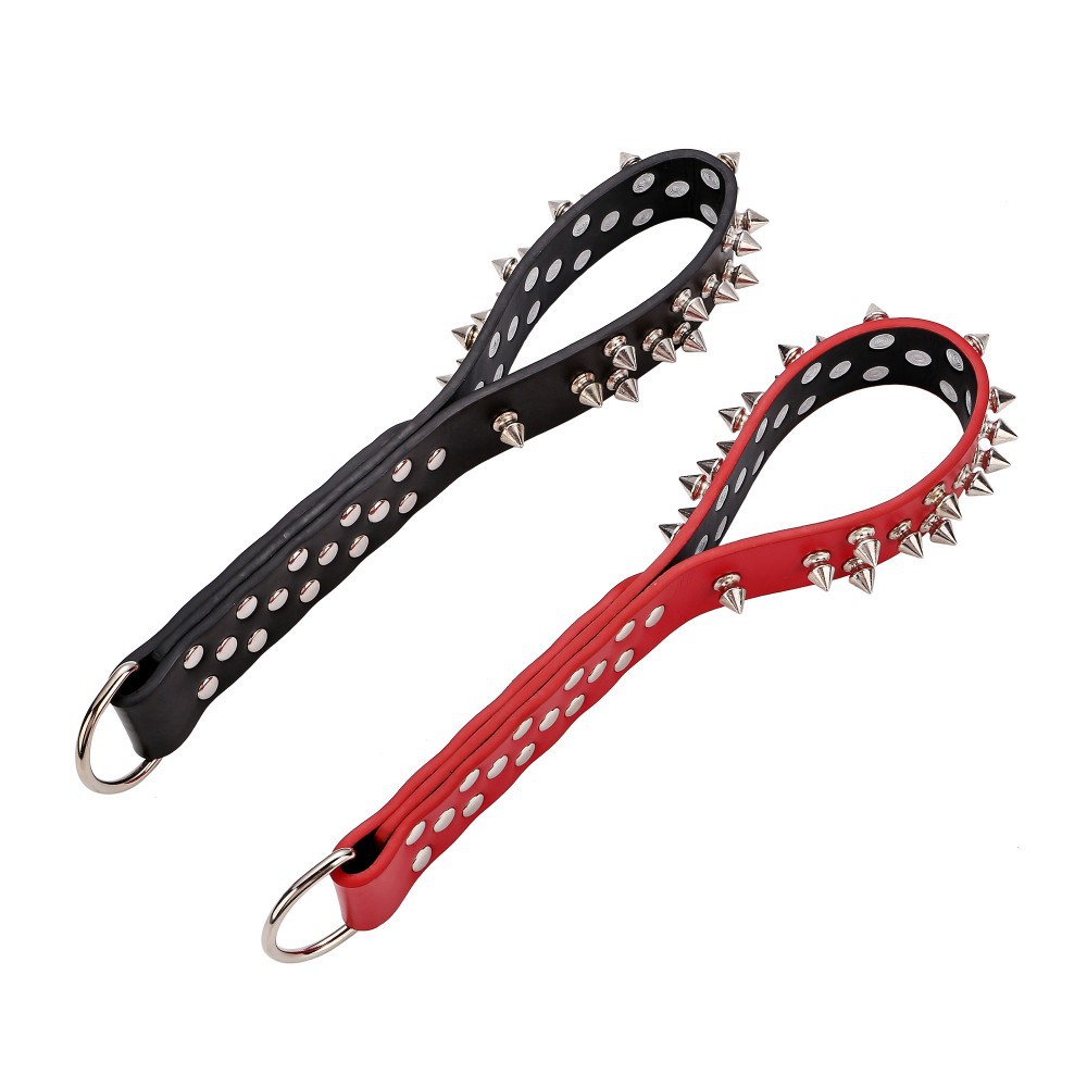 Fouet en cuir équestre de Style Punk de 25CM, outil d'entraînement pour l'équitation