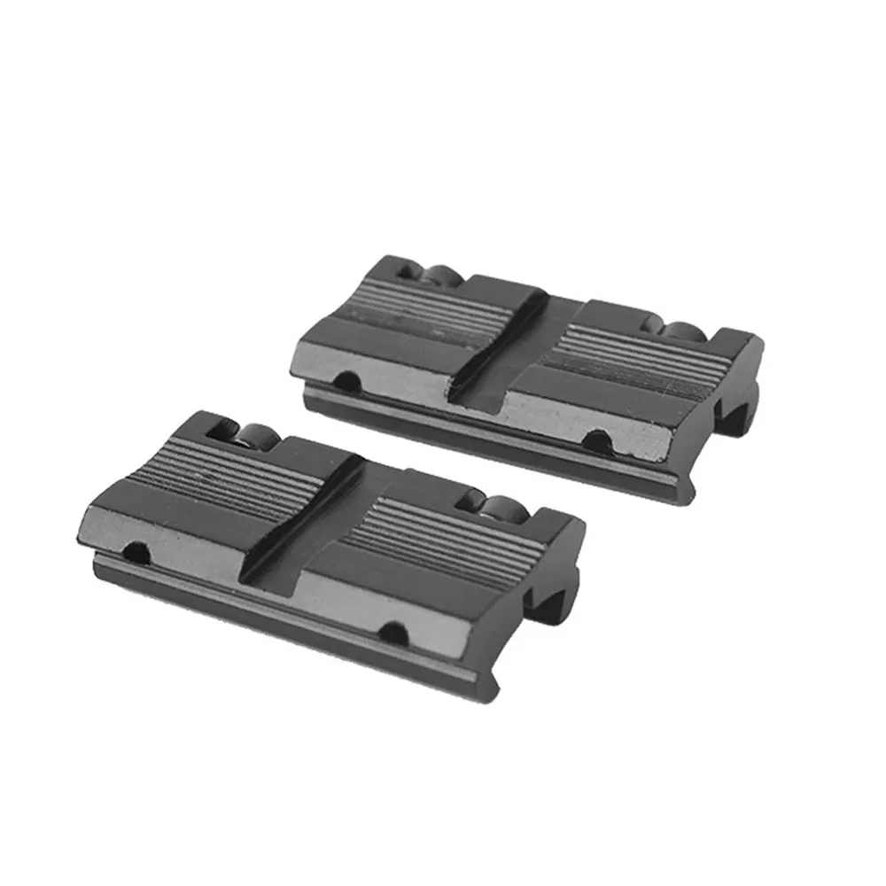 2 Stuks Scope Adapter Mount Base 11 Mm Zwaluwstaart Naar 20 Mm Weaver Picatinny Rail Mount Converter 9.5 Mm -10 Mm Zwaluwstaart