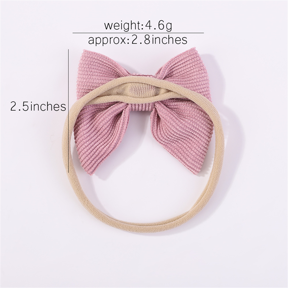 5 pçs/set doce bowknot elástico headbands para bebê menina malha náilon bonito flor hairbands bebê menina decoração headwear